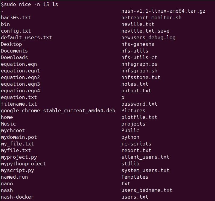 nice Command in Linux2