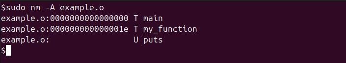 nm Command in Linux2