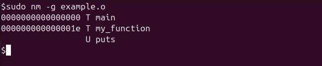 nm Command in Linux6