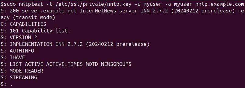nntptest Command in Linux2