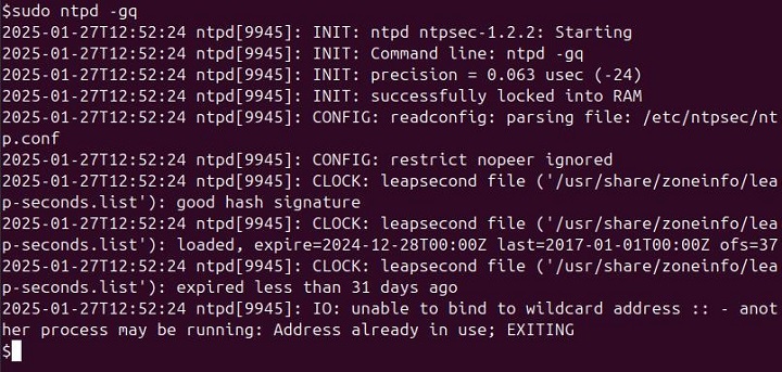 ntpd Command in Linux5