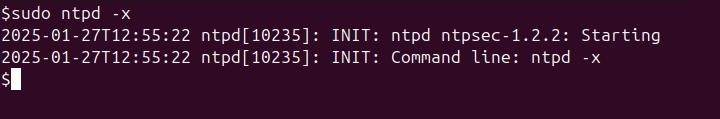 ntpd Command in Linux7