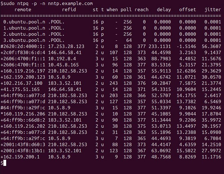ntpq Command in Linux2