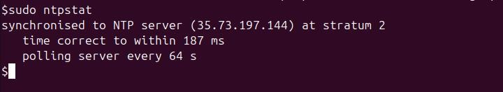 ntpstat Command in Linux1