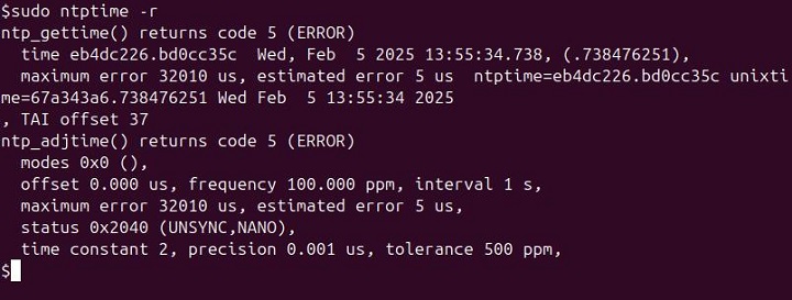 ntptime Command in Linux10