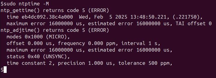 ntptime Command in Linux2