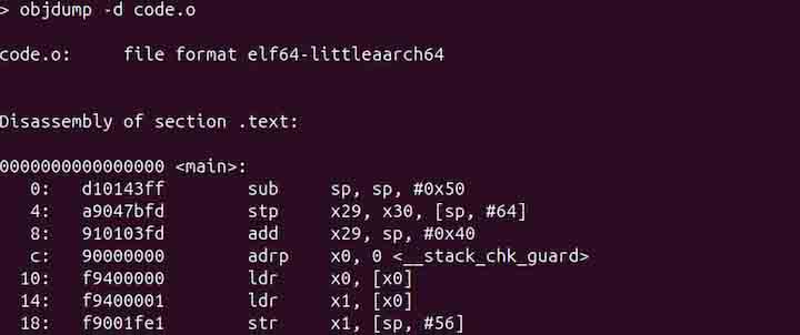 objdump Command in Linux6