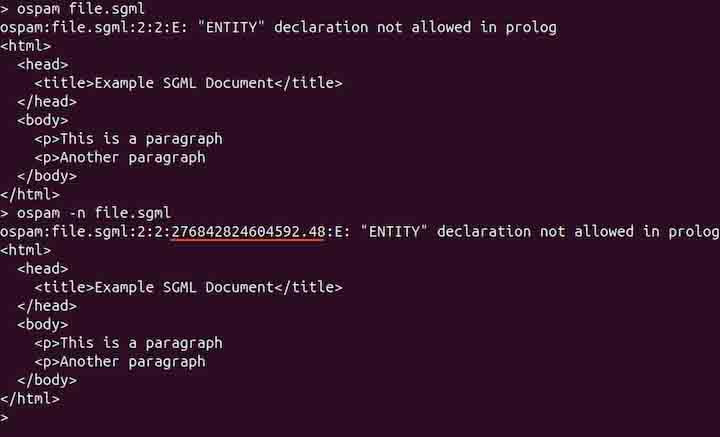 ospam Command in Linux5