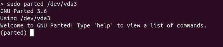 Parted Command in Linux1