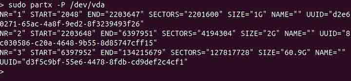 partx Command in Linux2