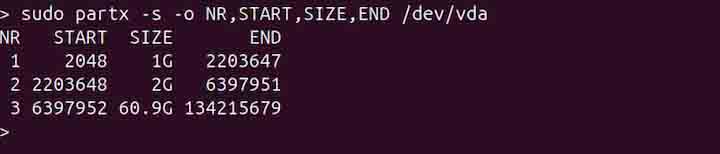 partx Command in Linux3