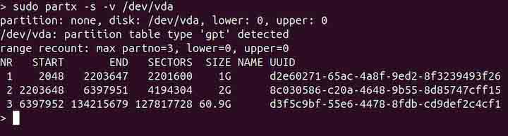 partx Command in Linux6
