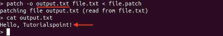 patch Command in Linux9