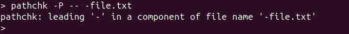 pathchk Command in Linux5