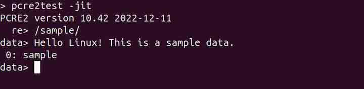 pcretest Command in Linux8