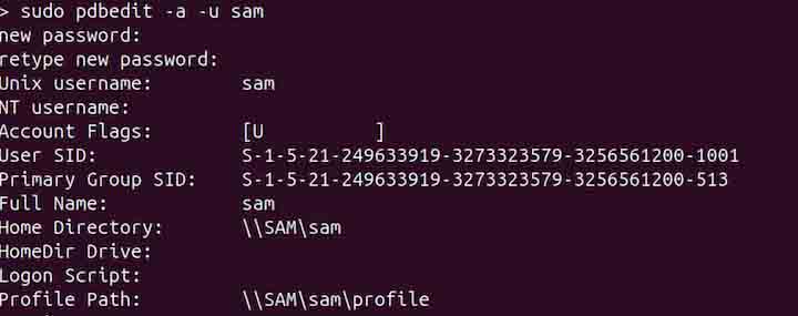 pdbedit Command in Linux1
