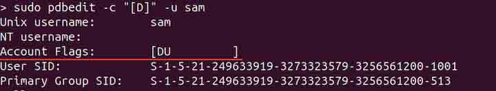 pdbedit Command in Linux6