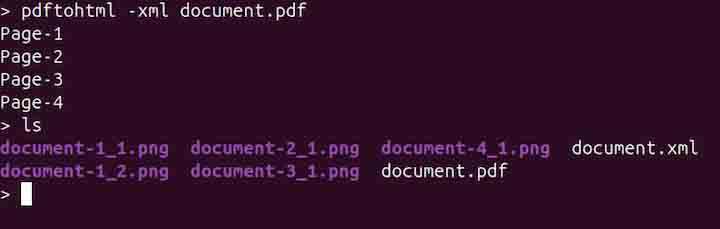 pdftohtml Command in Linux2