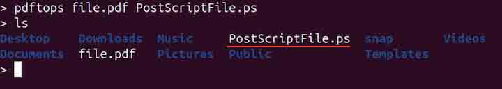 pdftops Command in Linux2