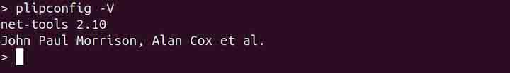 plipconfig Command in Linux1