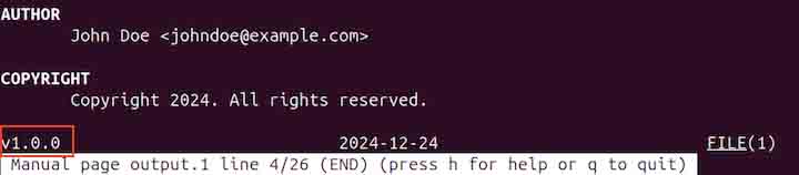 pod2man Command in Linux6