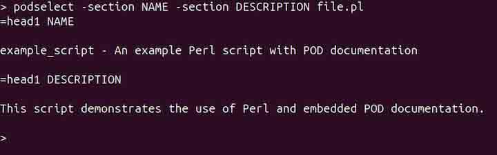 podselect Command in Linux4