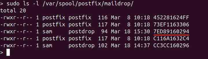 postdrop Command Works1