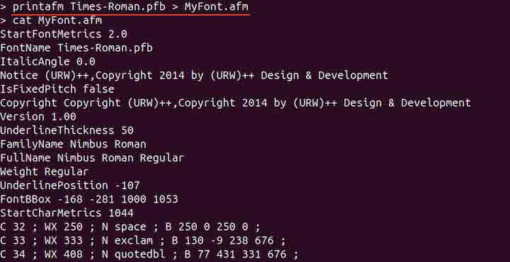 printafm Command in Linux3