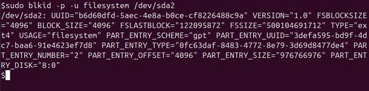Probe Specific Device for Filesystem Types