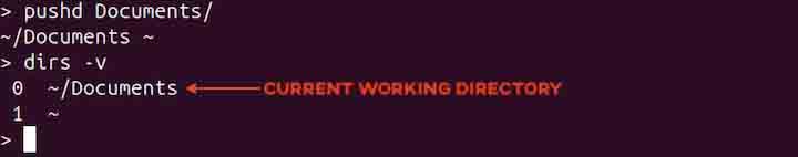 pushd Command in Linux1