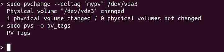 pvchange Command in Linux4
