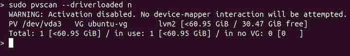 pvscan Command in Linux6