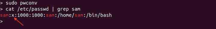 pwconv Command in Linux3