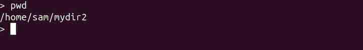 pwd Command in Linux 1