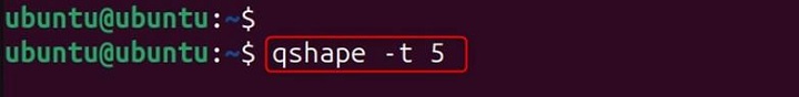 qshape Command in Linux7