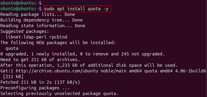 quotacheck Command in Linux1