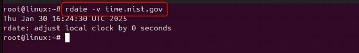 rdate Command in Linux6
