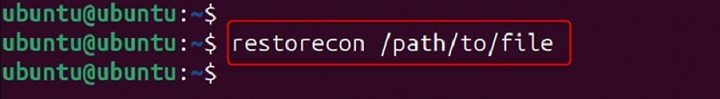 restorecon Command in Linux2