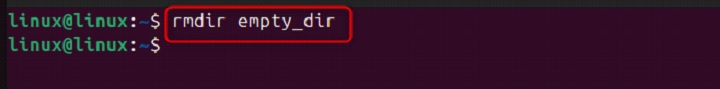 rmdir Command in Linux1