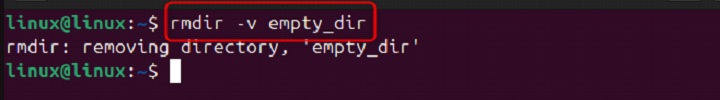 rmdir Command in Linux2