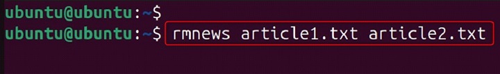 rmnews Command in Linux1