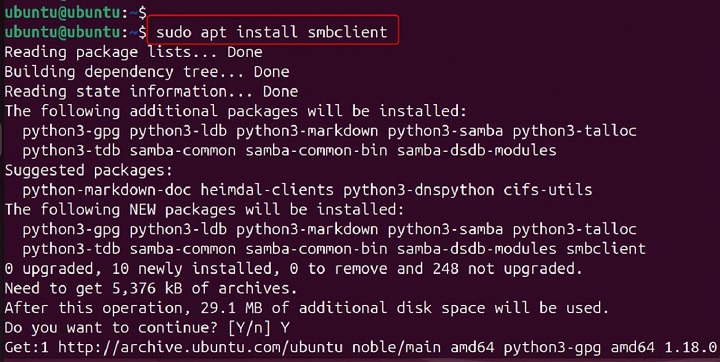 rpcclient Command in Linux1