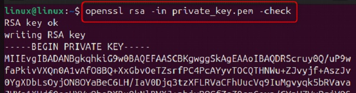 rsa Command in Linux5