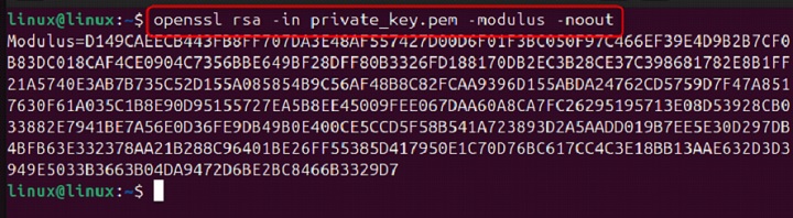 rsa Command in Linux6