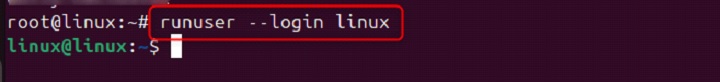 runuser Command in Linux6