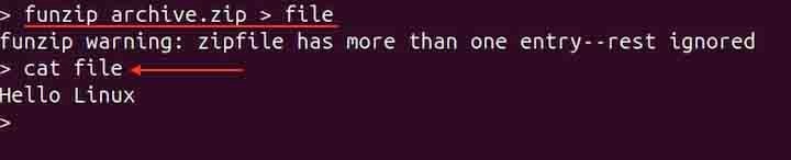 Saving the Contents of the First Member