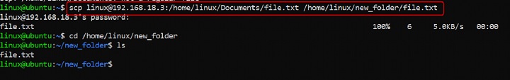 scp Command in Linux2