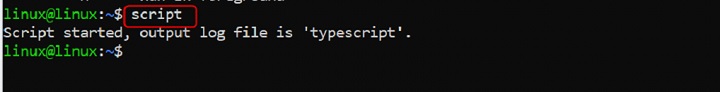 script Command in Linux1