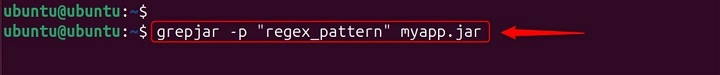 Searching for specific pattern Using grepjar1