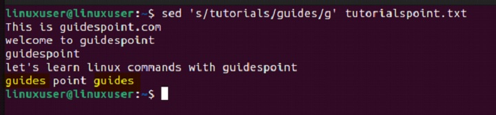 sed Command in Linux5